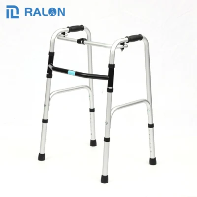 障害者患者歩行器歩行器折りたたみ用アルミニウム医療ウォーカー